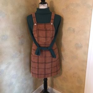 Corduroy Overall Dress